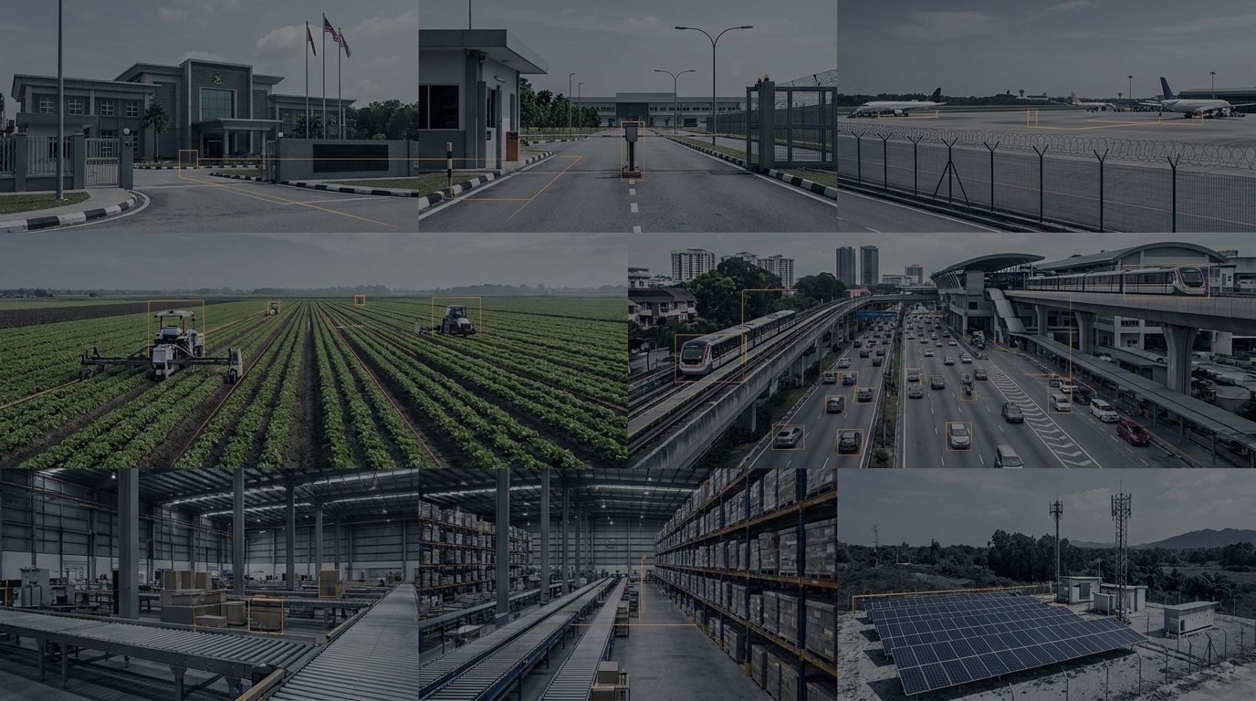 Video analytics applied across government, transport, agriculture, industry, and infrastructure